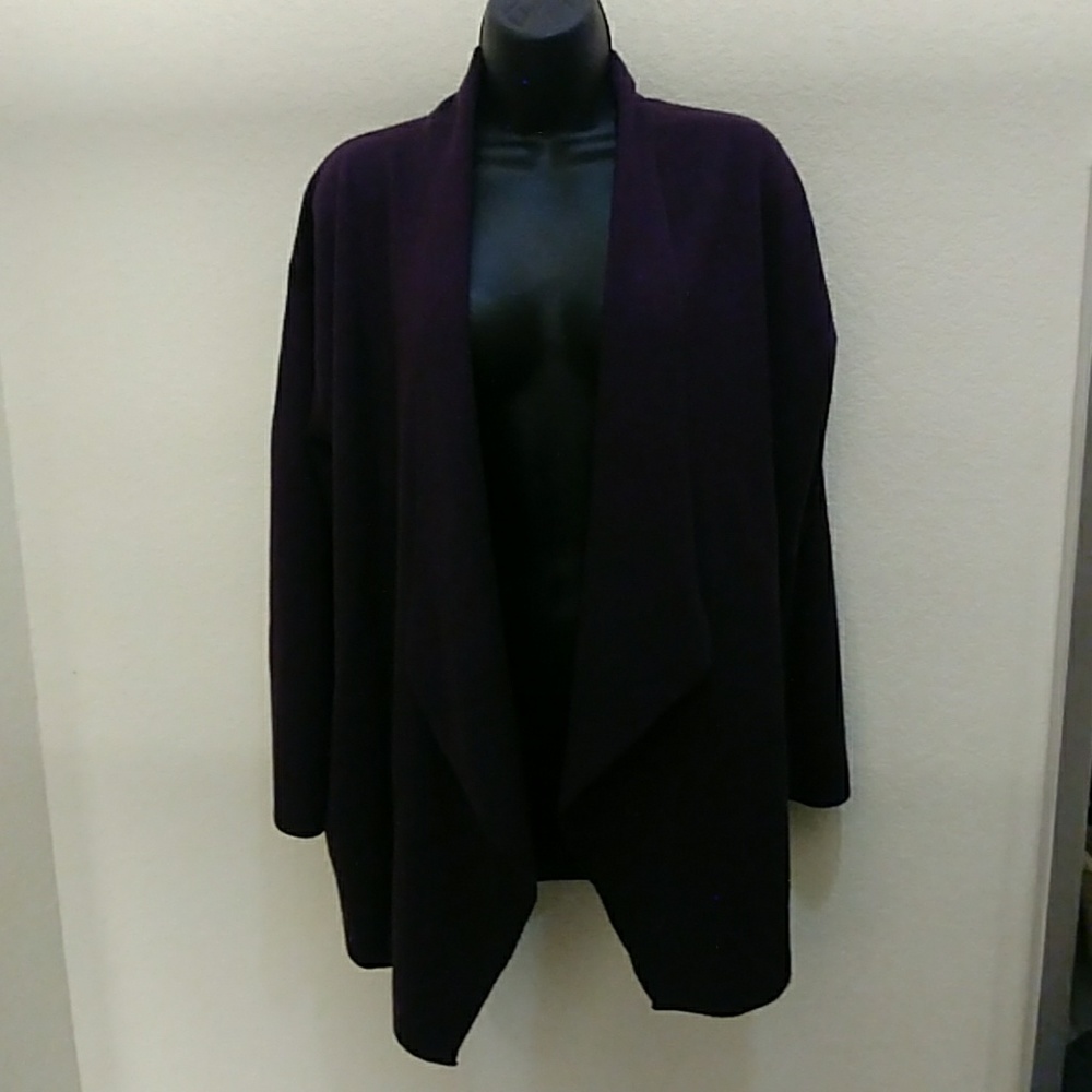 Tally-Ho Purple Cardigan Sweater